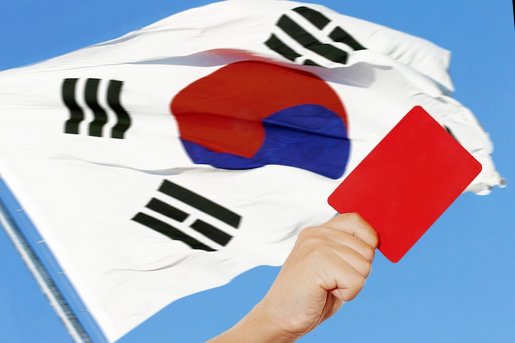 Биржи криптовалют штрафует Южная Корея